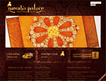 Tablet Screenshot of nawabspalace.com.au